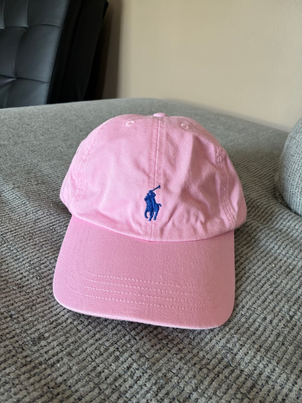 Ralph Lauren Polo Pink Baseball Cap with Blue Pony